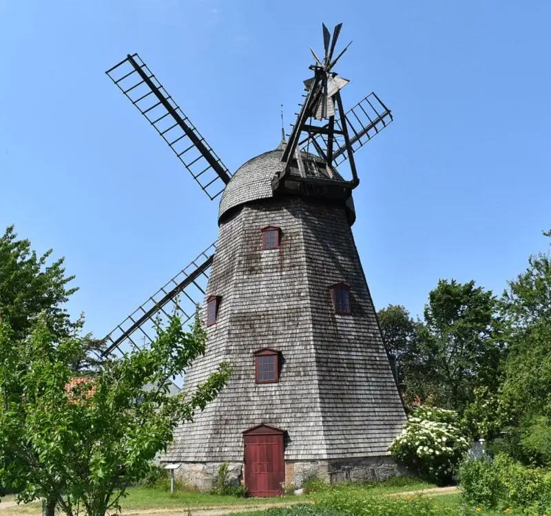 Bornholm - Svanemølle – jeden z najlepiej zachowanych młynów na Bornholmie